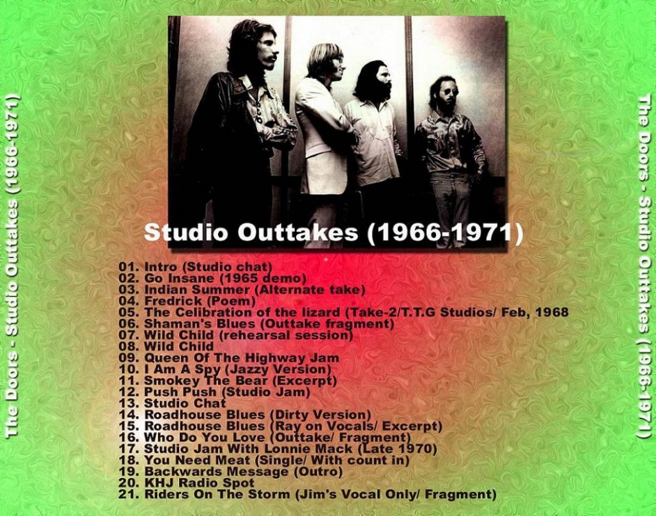THE DOORS STUDIO OUTTAKES 19661971 ACE BOOTLEGS